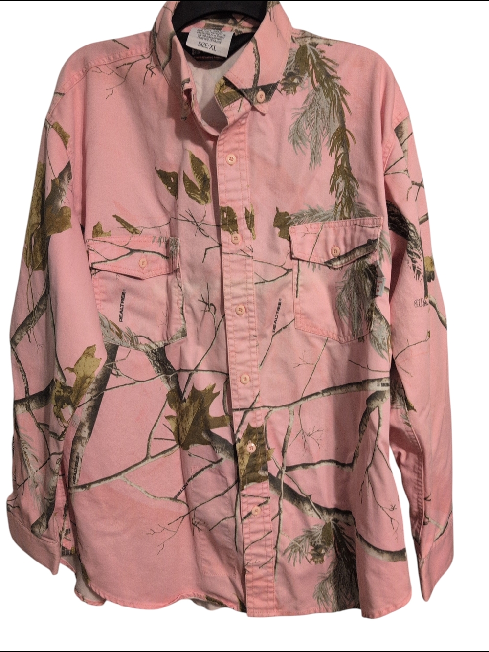 Realtree Pink Camo Oil And Gas Safety Supply Fire Zero F R XL
